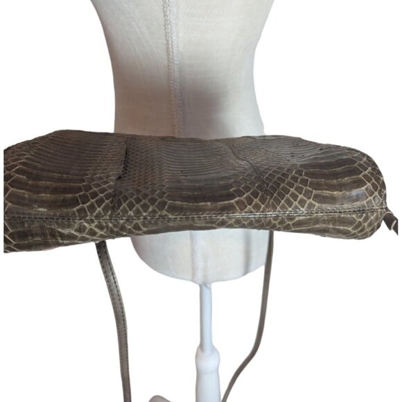 Vintage Snakeskin Leather Crossbody Bag - Picture 7 of 7